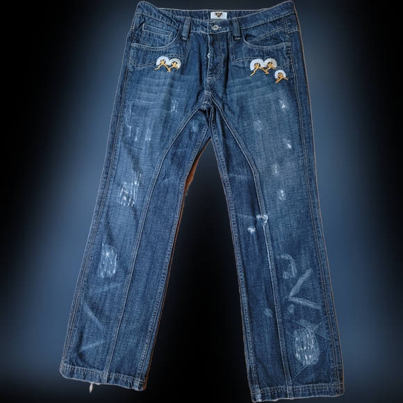 Antik Blue Denim Jeans - Picture 12 of 13